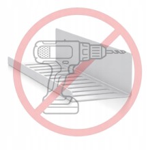 Przyklejana półka łazienkowa NEXA 30 cm