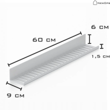 Przyklejana półka łazienkowa NEXA 60 cm
