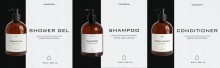 Zestaw butelek na szampon, odżywkę, żel - 3szt. 0,5l 