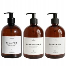 Butelka na szampon, odżywkę, żel 0,5l