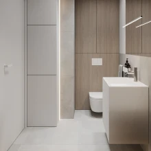 Półka łazienkowa z funkcją wieszaka HARMONY 100 cm