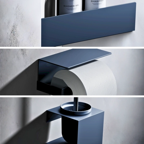 Nook Bathroom Set z półką narożną