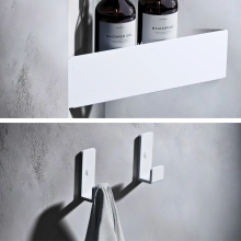 Nook Shower duo white