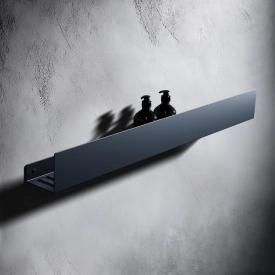 Półka łazienkowa LINEA 80 cm - czarna