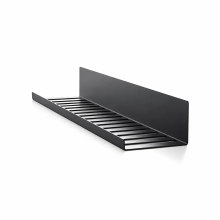 Przyklejana półka łazienkowa NEXA 40 cm - czarna
