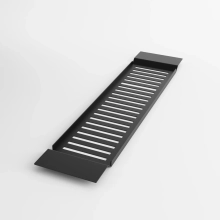Półka na wannę OASIS czarna 75 cm - czarna