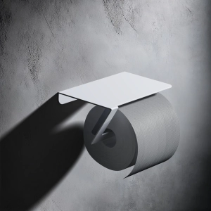 Uchwyt na papier toaletowy GRACE - biały