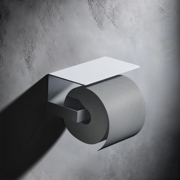 Uchwyt na papier toaletowy NEXA PRIME - biały