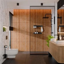 Szczotka do WC LOTUS - biała