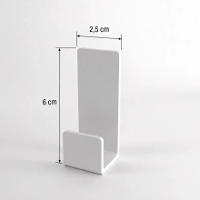 Haczyki łazienkowe NEXA LOOP 2 szt. - białe