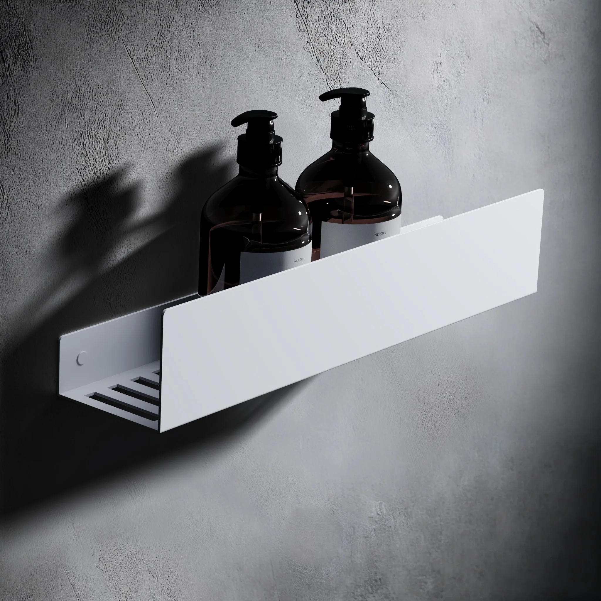Półka łazienkowa LINEA 40 cm - biała